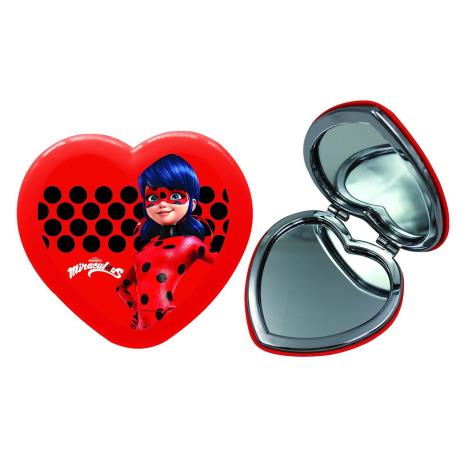 Miraculous Ladybug Heart Shaped Pocket Mirror £2.29